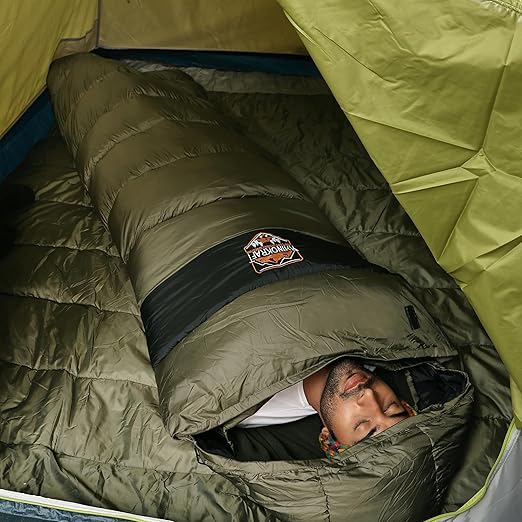 RhinoKraft Detachable Anti Fleece Sleeping Bag ! 0 to 15 Degree Celsius! 2.4 Kg | RK-PUNCH-OLV