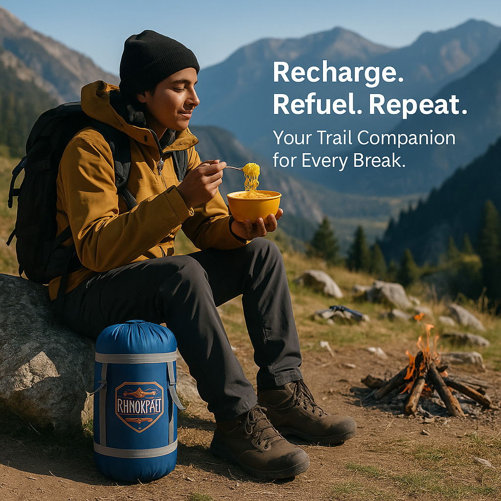 RhinoKraft 3 Season Warm & Cool Weather - Summer, Spring, Winter, Lightweight, for Adults & Kids - Camping Gear Equipment, Traveling and Outdoors RK-RAZBLUE