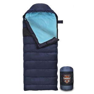 RhinoKraft Detachable Anti Fleece Sleeping Bag ! 0 to 15 Degree Celsius! 2.4 Kg | RK-PUNCH-NBLU