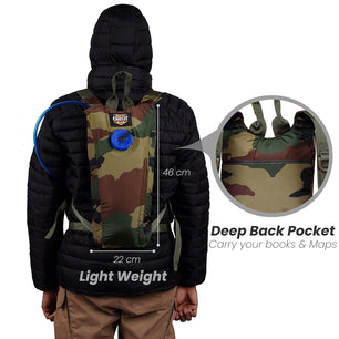 RhinoKraft Light Weight Hydration Bag for Runners, Bikers, Cyclists, and Hikers.