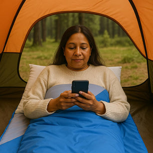 RhinoKraft Spartan Rectangular Sleeping Bag | Lightweight 1.3 kg | Comfort 12 °Celcius | Durable Nylon & Reliance Fibre | Packable for Camping, Biking & Trekking