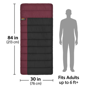 RhinoKraft 3 Season Warm & Cool Weather - Summer, Spring, Winter, Lightweight, for Adults & Kids - Camping Gear Equipment, Traveling and Outdoors RK-RAZMNRN