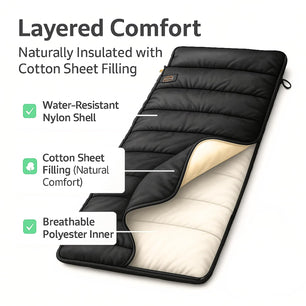 RhinoKraft Camping Sleeping Bag - 3 Season Warm & Cool Weather - Summer, Spring, Winter, Lightweight, for Adults & Kids - Camping Gear Equipment, Traveling and Outdoors