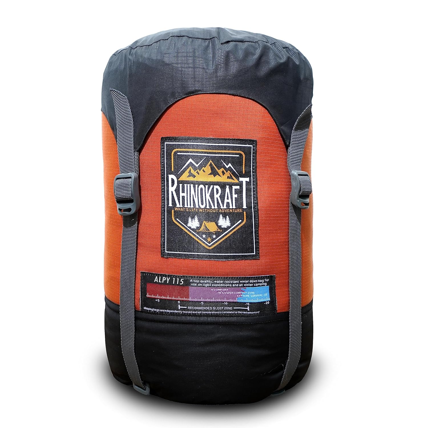 RhinoKraft -10 Degree Mummy Down Sleeping Bag for Adults Lightweight