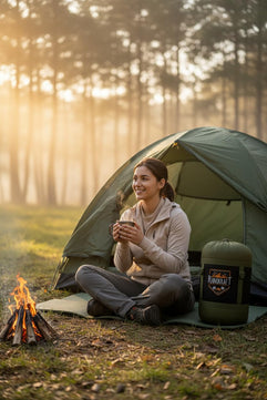 RhinoKraft Winter Sleeping Bag for Adults & Men | Cold Weather Rated 0–15°C | 2.4 kg | Detachable Liner | Sleeping Bag for Camping, Trekking & Outdoor Adventure