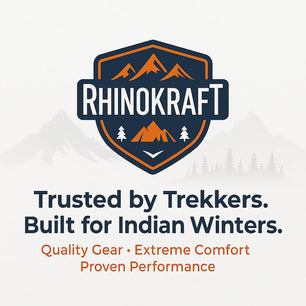 RhinoKraft -10 Degree Sleeping Bag | Soft Fur Lining | Extra Large Size | 2.4 Kg Weight |RK-BLUFUR